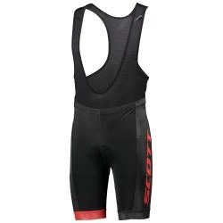 Scott Bibshorts Rc Team ++black-fiery Red for sale at Aix Bike and Go