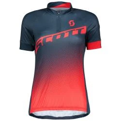 Scott Shirt W's Endurance 40 S-Sl Nightfall Blue-Melon Red for sale at Aix Bike and Go