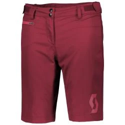 Scott Shorts W's Trail 40 Ls-Fit W-Pad Tibetan Red for sale at Aix Bike and Go