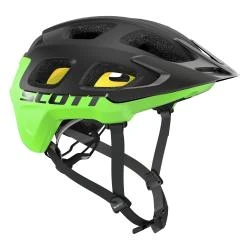 Scott Helmet Vivo Plus Black-Green Flash for sale at Aix Bike and Go