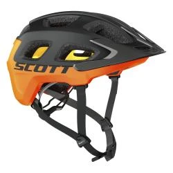 Scott Helmet Vivo Plus Black-Orange Flash for sale at Aix Bike and Go
