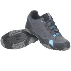 SCOTT Sport Crus-r Lady Shoe anthracite-neon blue for sale at Aix Bike and Go